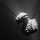 Imagen para el artículo titulado El cometa 67P cambió de color repetidamente durante la histórica misión Rosetta